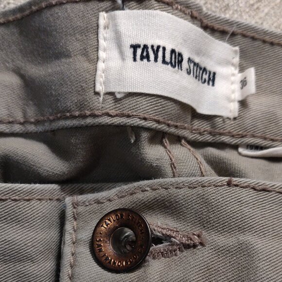 Taylor Stitch Townsend Democratic Chino Pant In Khaki SIZE 36 - Picture 2 of 8